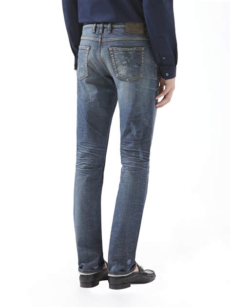 mens replica gucci jeans|gucci denim jeans.